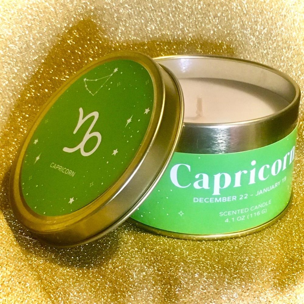 Capricorn Candle -Zodiac Scents - Cosmic Vibes
